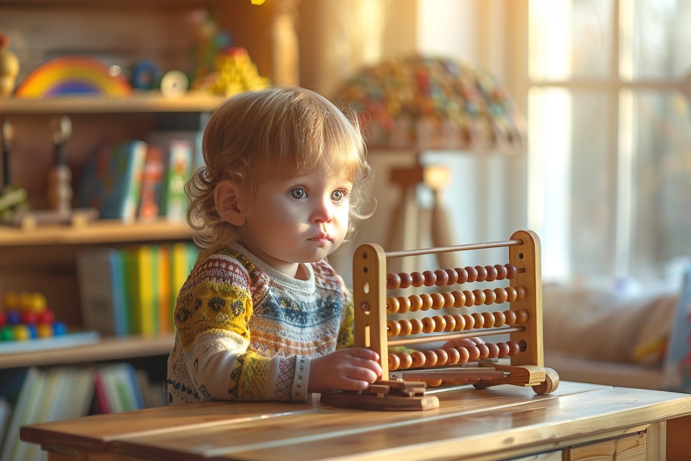 Le bon vieux boulier en bois : un instrument d’apprentissage toujours très pertinent pour les enfants